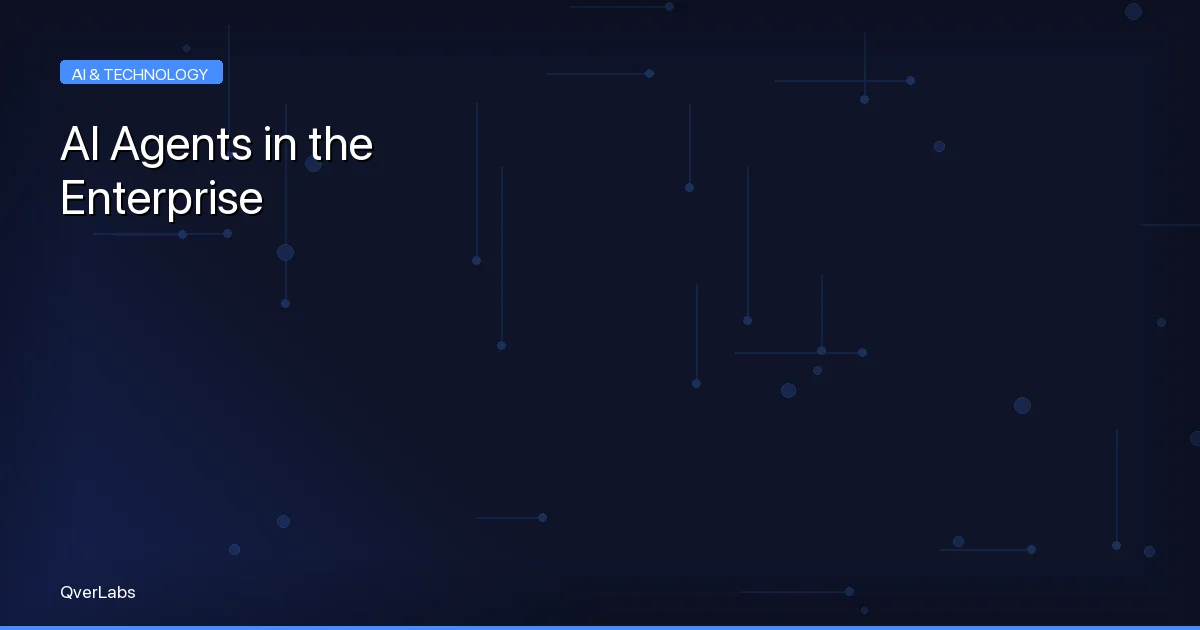 AI Agents in the Enterprise: How Autonomous Systems Are Replacing SaaS Tools