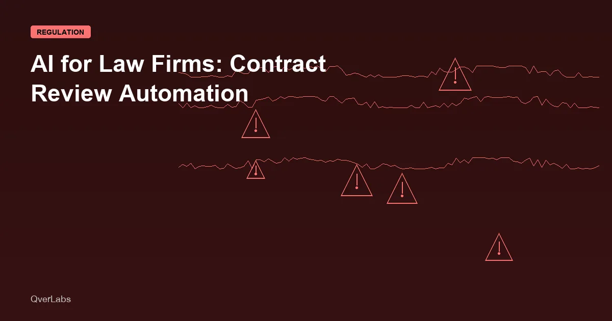 AI for Law Firms: Automating Contract Review and Legal Research