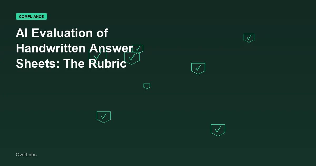 AI Evaluation of Handwritten Answer Sheets: Inside the Rubric, Bloom's Taxonomy, and Evaluator Override