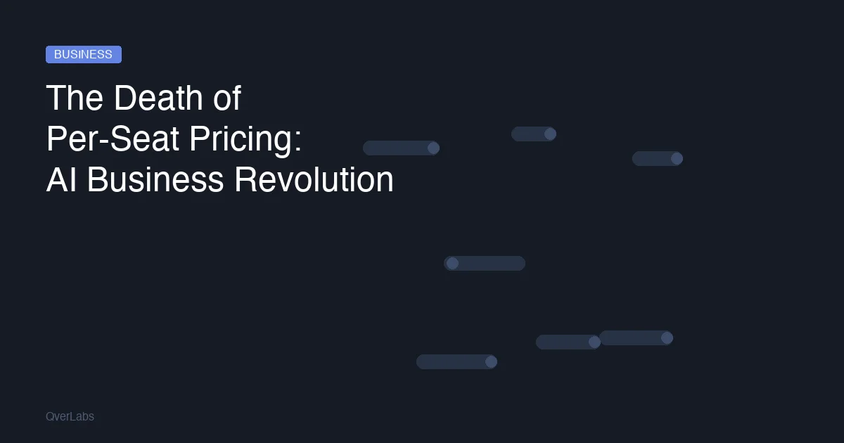 The Death of Per-Seat Pricing: How AI Is Forcing a Business Model Revolution