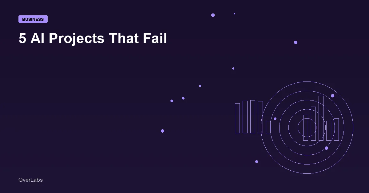 5 AI Projects That Fail (And How to Avoid Them)