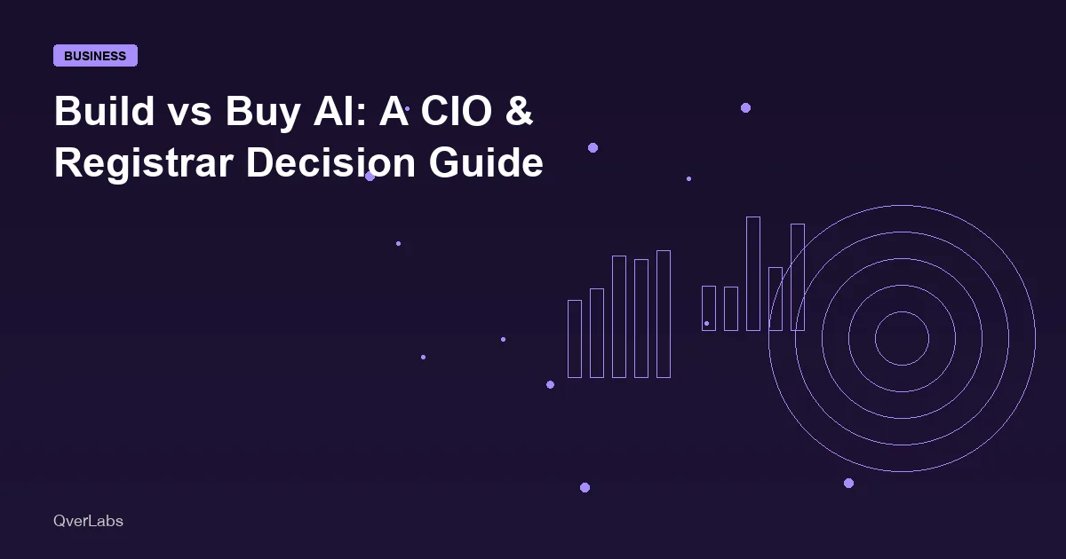 Build vs Buy AI for Universities: A CIO and Registrar's Decision Guide