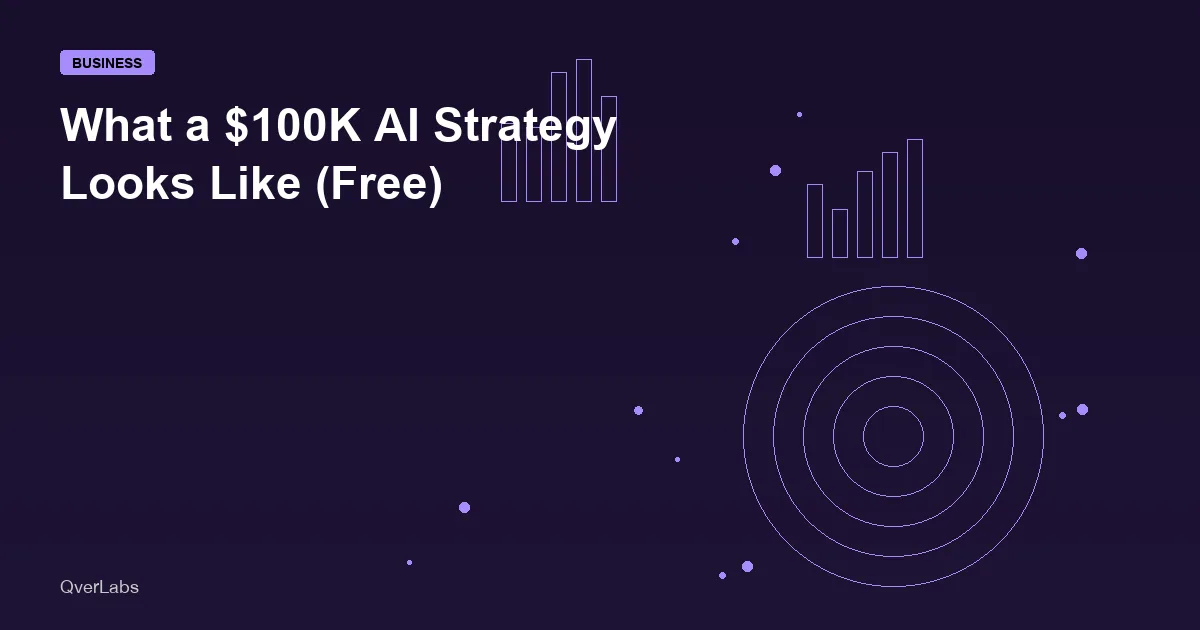 What a $100K AI Strategy Looks Like (And Why We Give It Away Free)