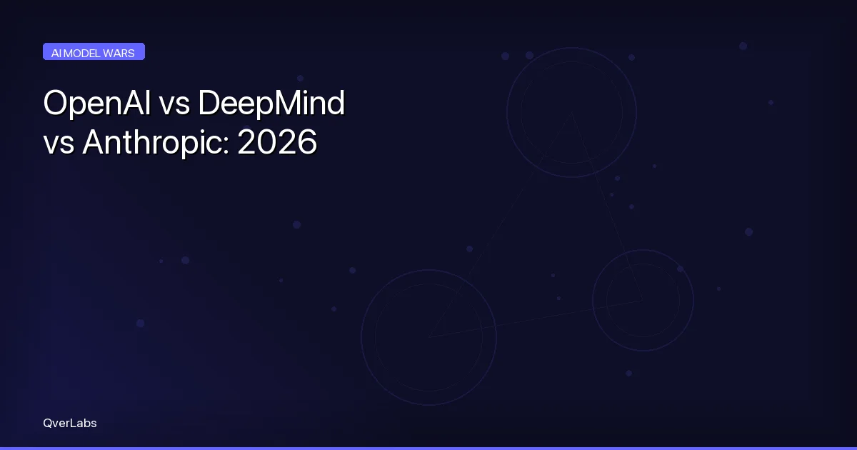 OpenAI vs Google DeepMind vs Anthropic: The 2026 AI Model Arms Race Explained